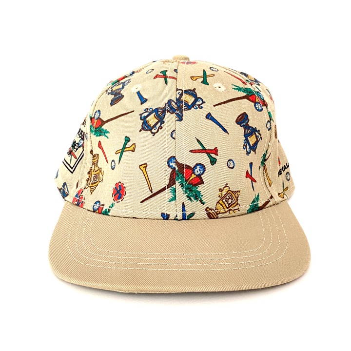 Metalwood x The Double Bogey Club Vintage All-Over 6-Panel Hat
