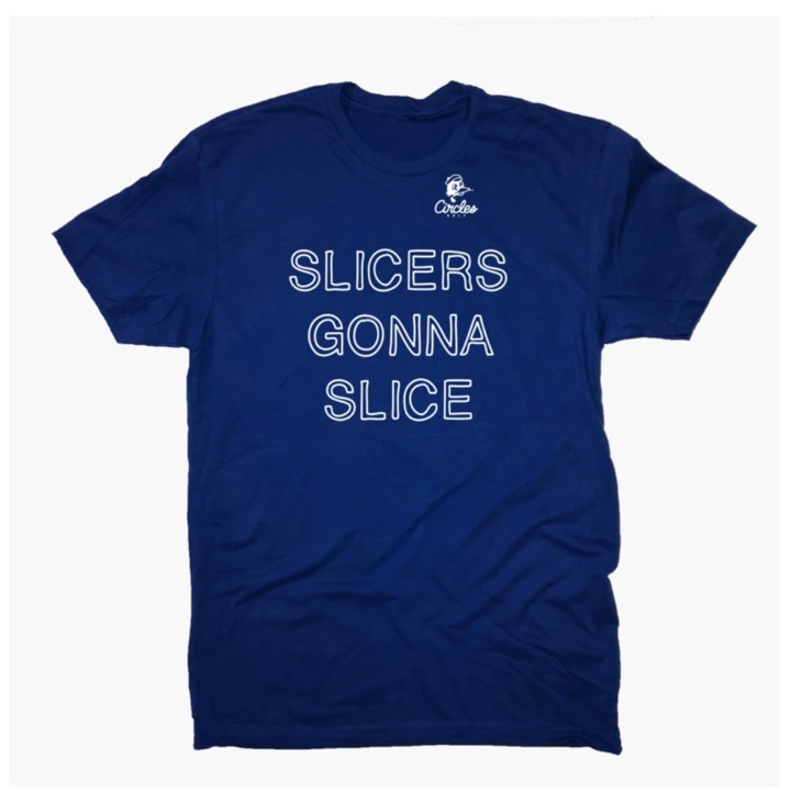 Slicers Gonna Slice T-Shirt size Large by Circles Golf