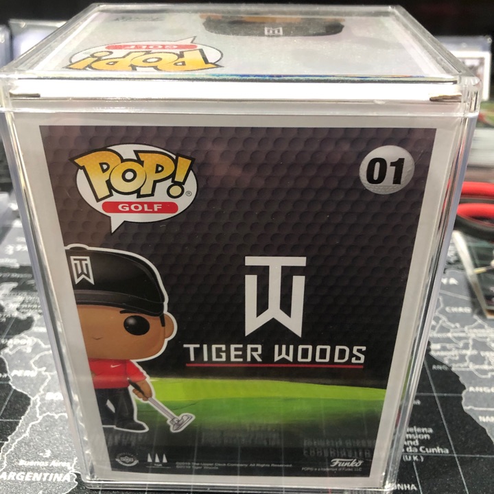 Tiger Woods Funko encased
