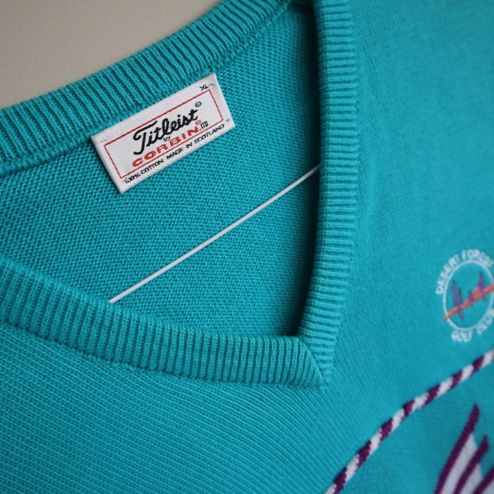 Vintage Titleist by Corbin Script Vest