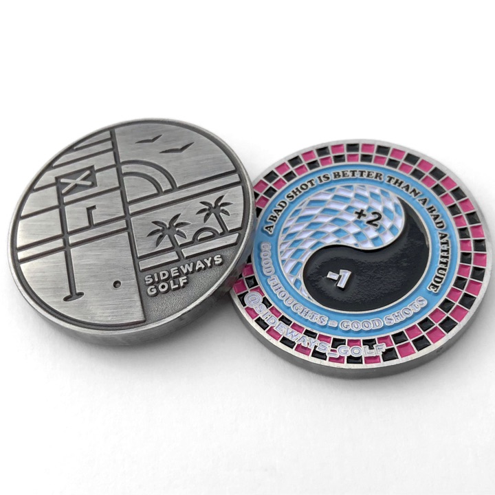 Sideways Golf Duality Ball Marker