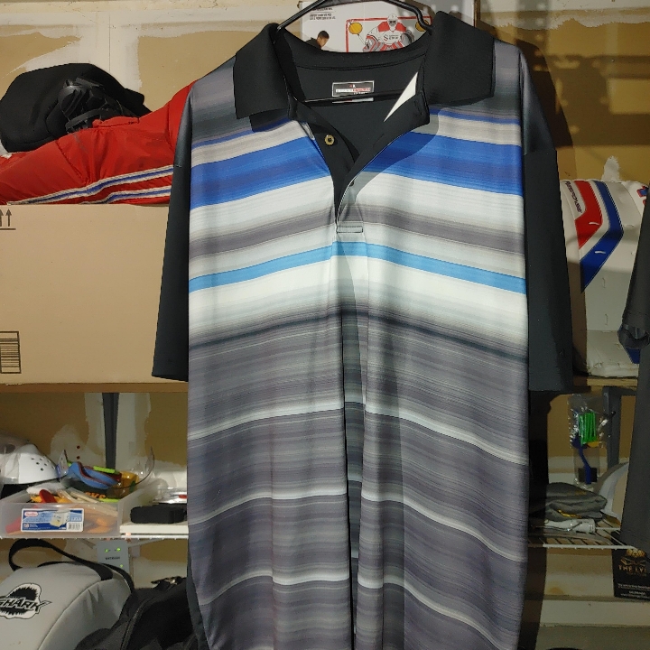 Reebok Striped Polo - XXL