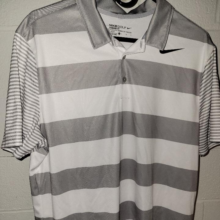 Striped Nike Polo