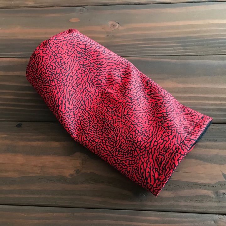 Handmade Jordan Inspired Red/Black Elephant Print Headcover - Driver, Fairway , Hybrid sizes
