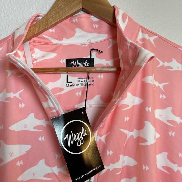 Waggle Shark Attack Quarter Zip