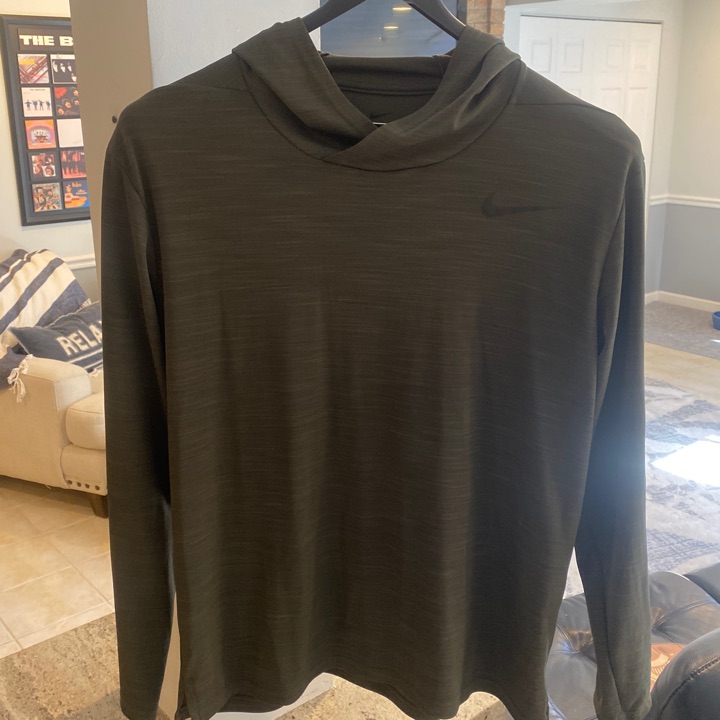 Lightweight Dark Green Nike Hoodie