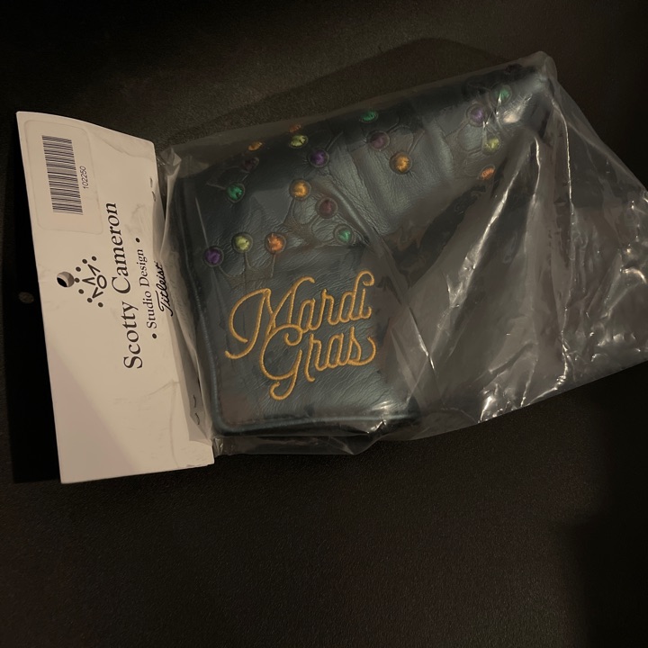 Scotty Cameron 2020 Mardi Gras Mini Crowns putter head cover