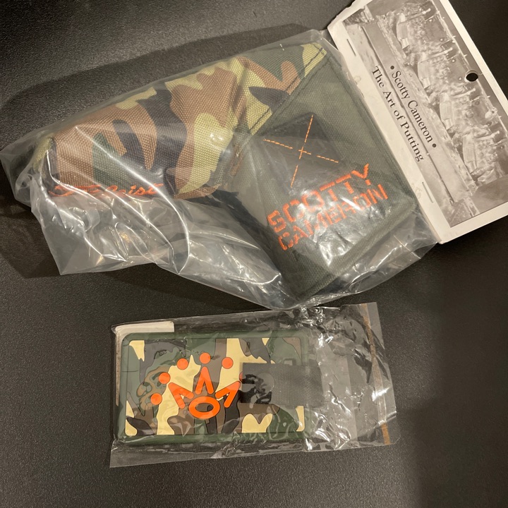 Scotty Cameron 2017 Club Cameron Kit Putter Head cover and leash