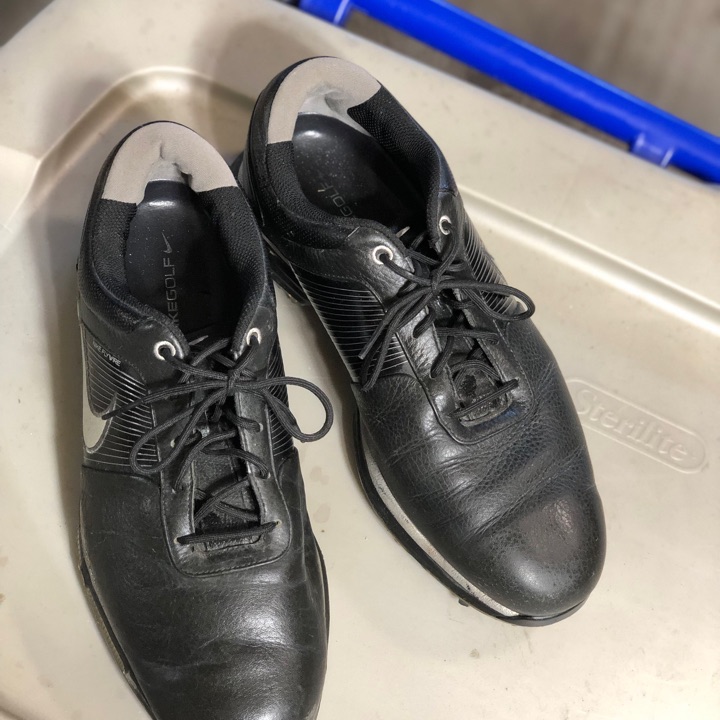 新品☆人気【US10.5】Nike GOLF FLYKNIT RACER G ナイキ ゴルフ フライニット レーサー BLACK WHITE ブラック ホワイト 黒白