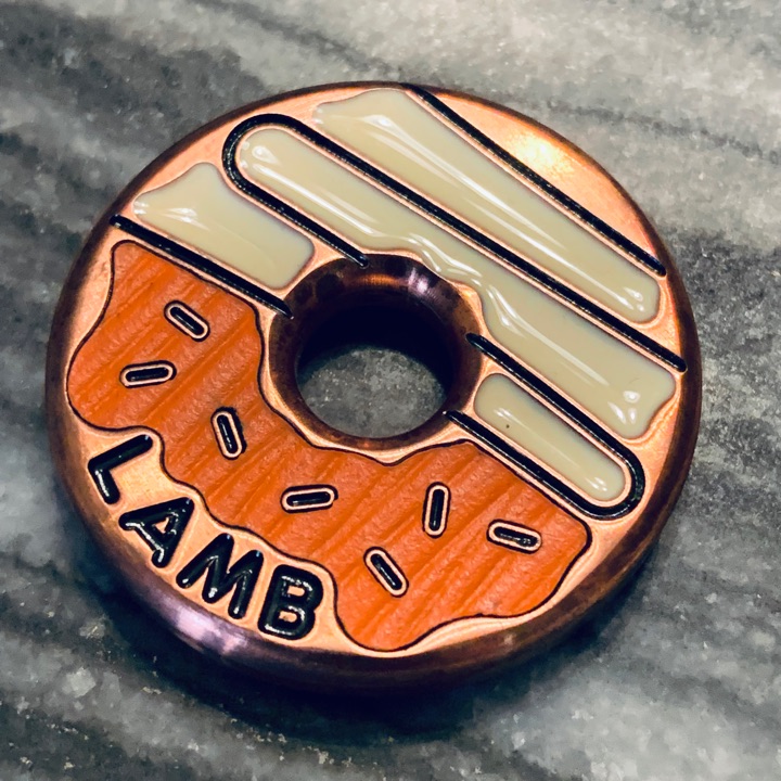 Tyson Lamb Crafted Pumpkin Spice Donut Ball Marker