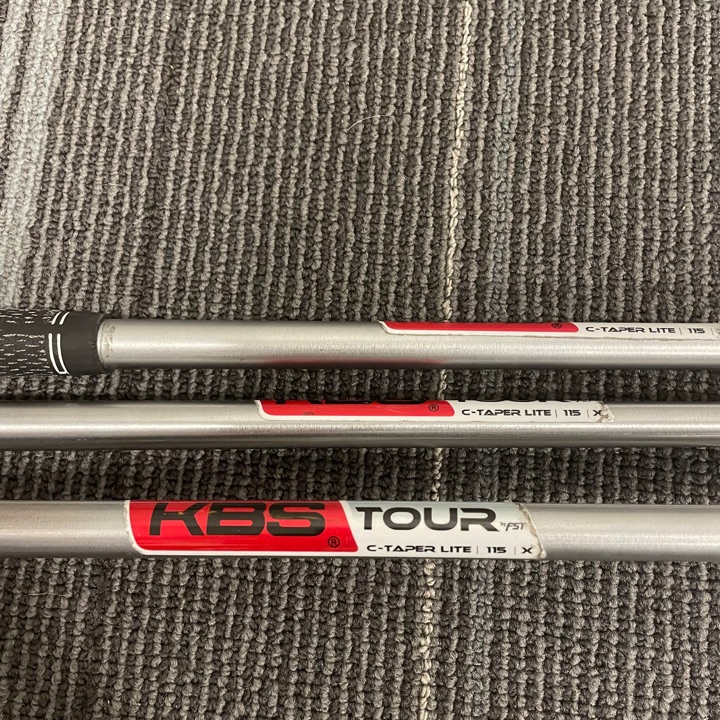 Taylormade P770 5-7 Irons - KBS C Taper Lite X stiff 115