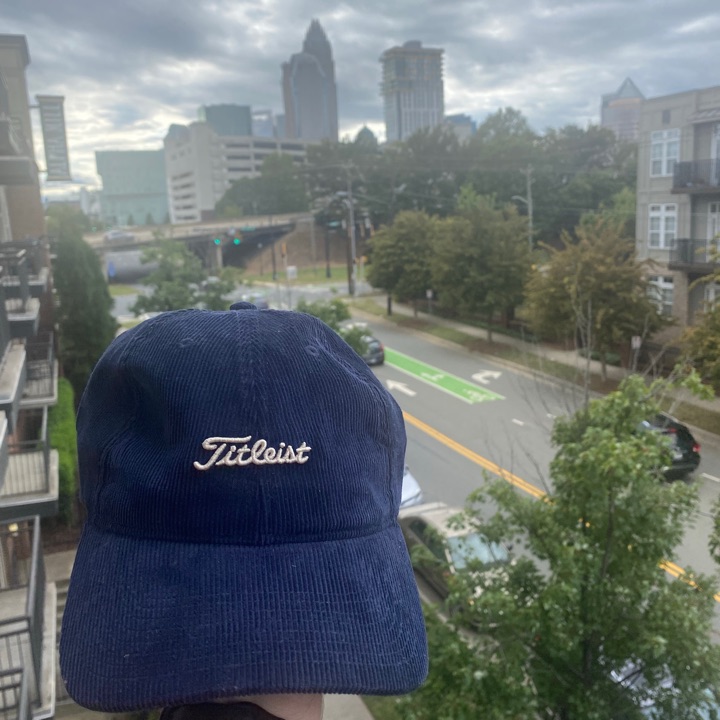 New Titleist Corduroy Strapback