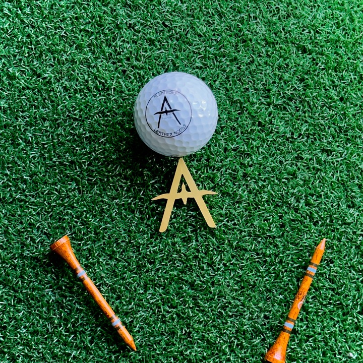 Albatross “A” Ball Marker & Groove Cleaner - Raw Brass