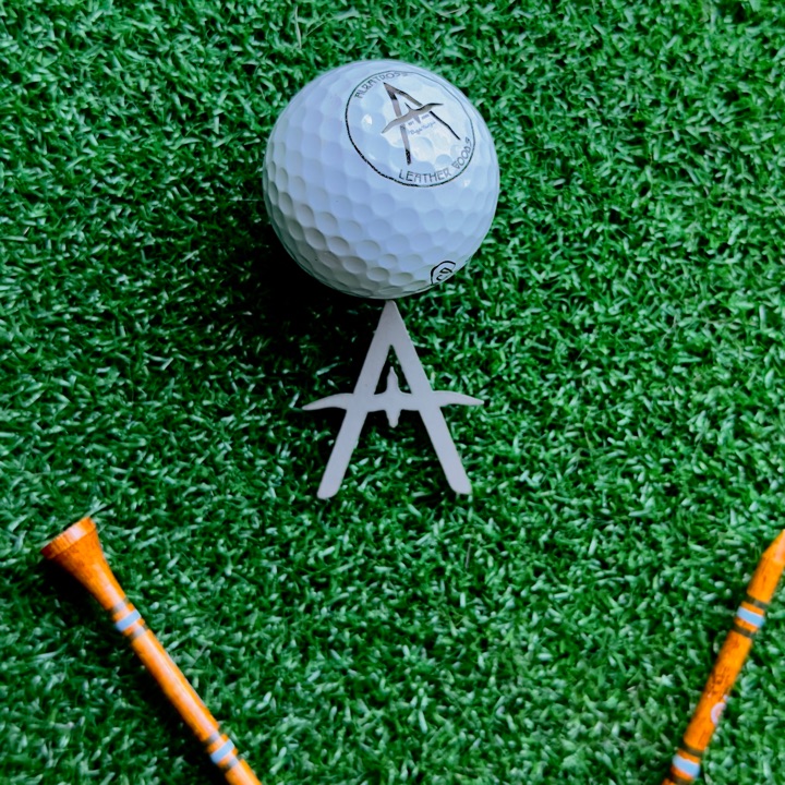 Albatross “A” Ball Marker & Groove Cleaner - Raw Titanium