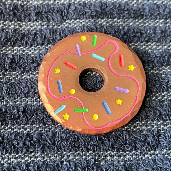 Custom Ball Marker. Copper. Hand made. Great gift or lucky marker. Free Shipping