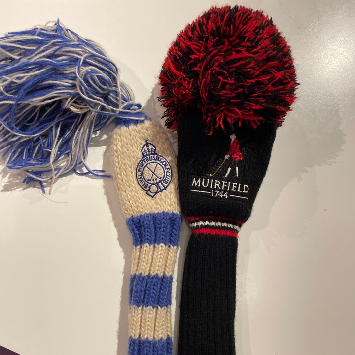 Gently used Portrush Muirfield headcovers