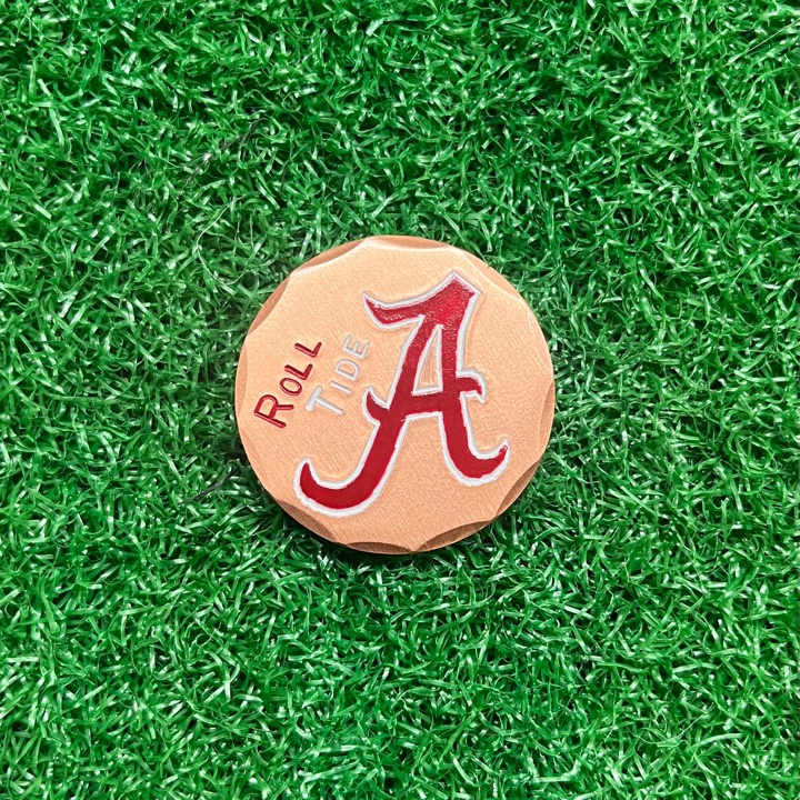 Alabama Golfball Marker