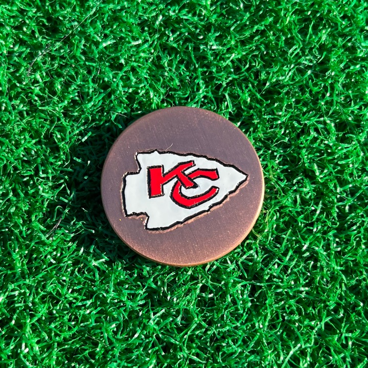 Kansas City Chiefs Golfball Marker