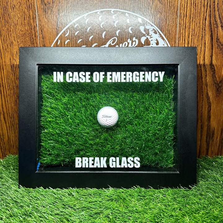 Golf Decor - IN CASE OF EMERGENCY - Authentic Pro V1