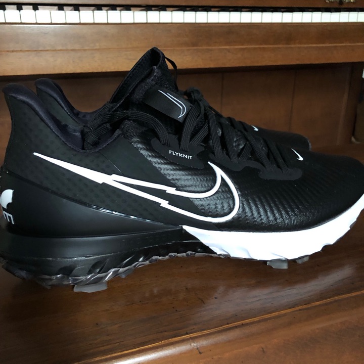 Nike Air Zoom Infinity Tour US 12  Men's Golf Shoes Black White CT0540-077