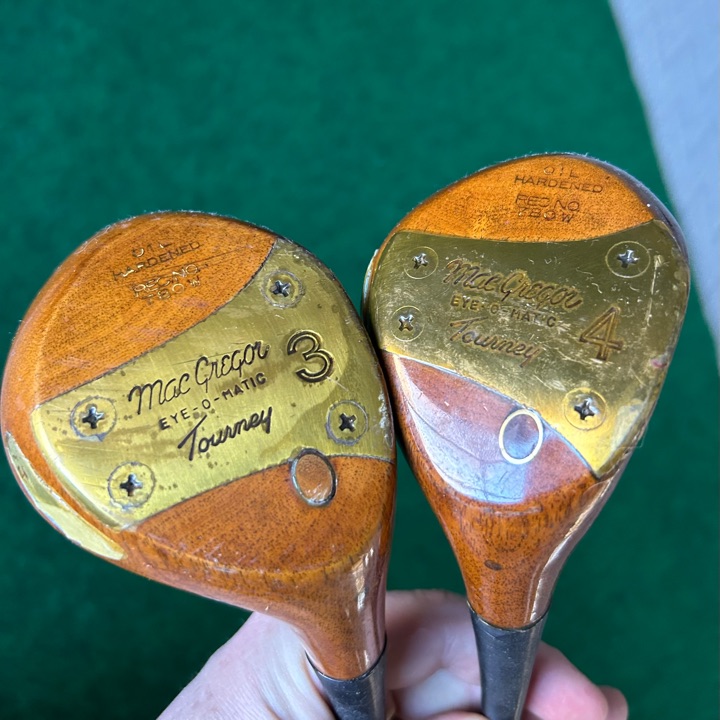 MacGregor Eye-O-Matic 3 & 4-woods - Louise Suggs