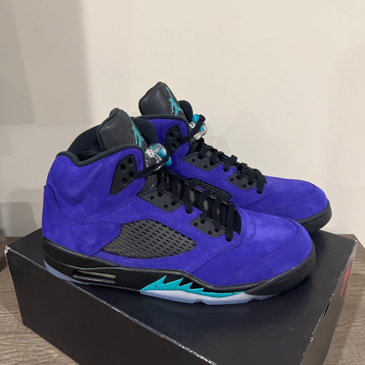 air jordan 5 golf grape