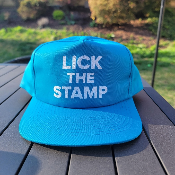 LICK THE STAMP © – Limited Run, REAL VINTAGE Trucker Hat