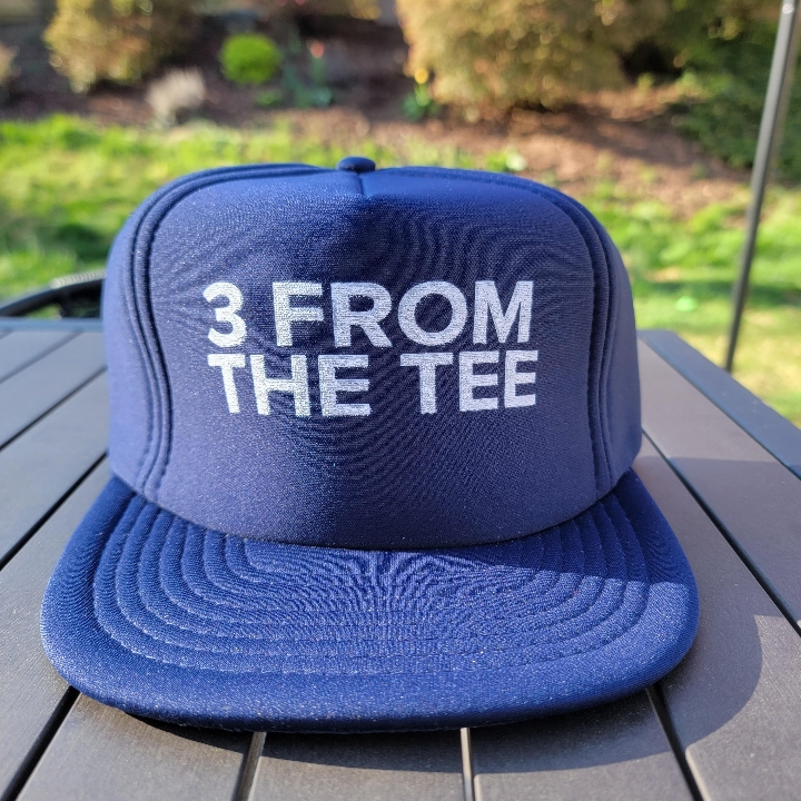 3 FROM THE TEE – Limited Run, REAL VINTAGE Trucker Hat