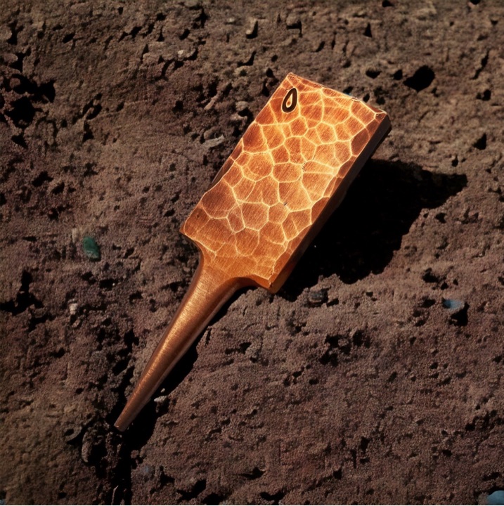 Personalized aged copper divot tool TourDrip