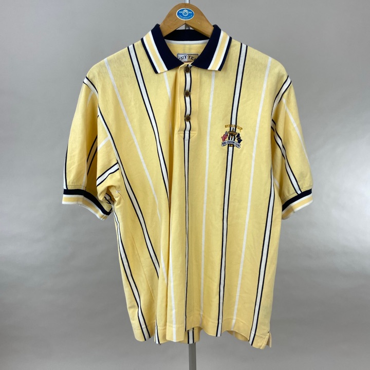 Vintage Ryder Cup Striped Polo by Cutter & Buck