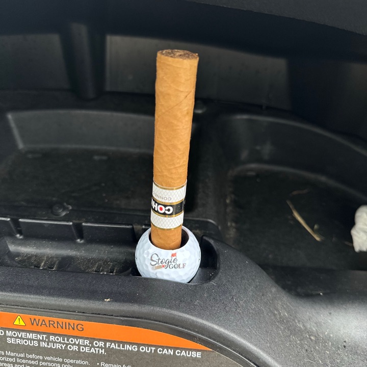 Cigar Holder Golf Ball by Stogie Golf