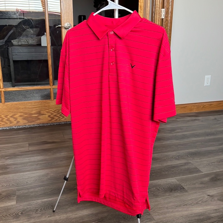 Large Red Callaway Golf Polo