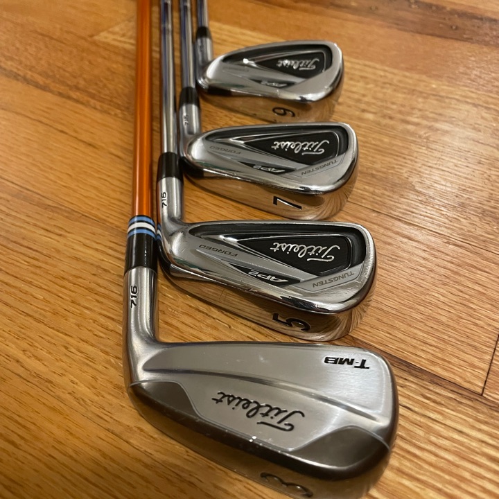Titleist Half Set - 716 AP2 & TMB 3iron with AD shaft