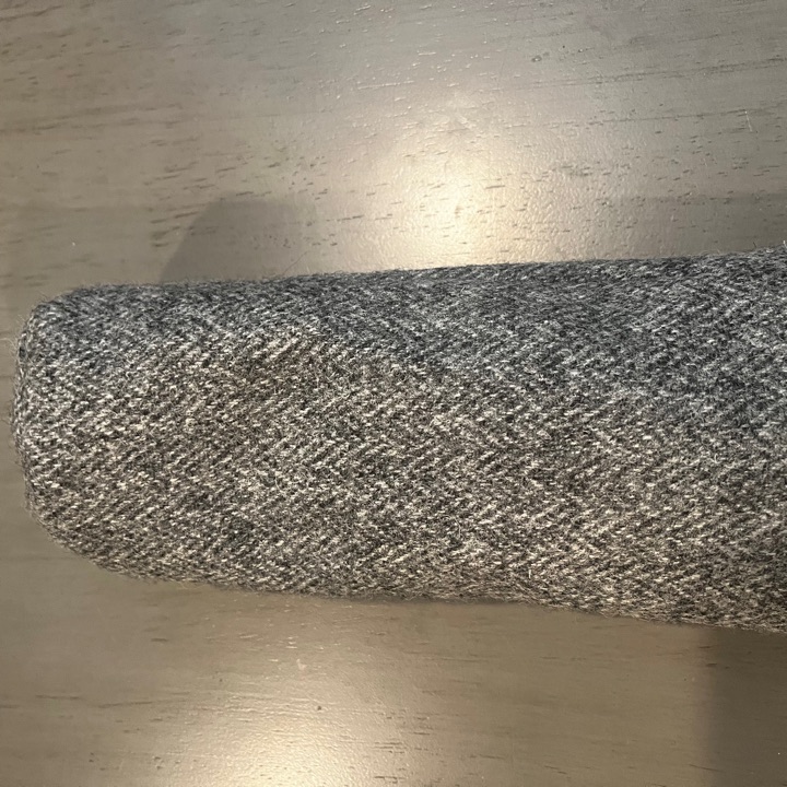 NEW! VAN NEYLON CUSTOM FAIRWAY WOOD HEADCOVER (TWEED GRAY AND MAROON)