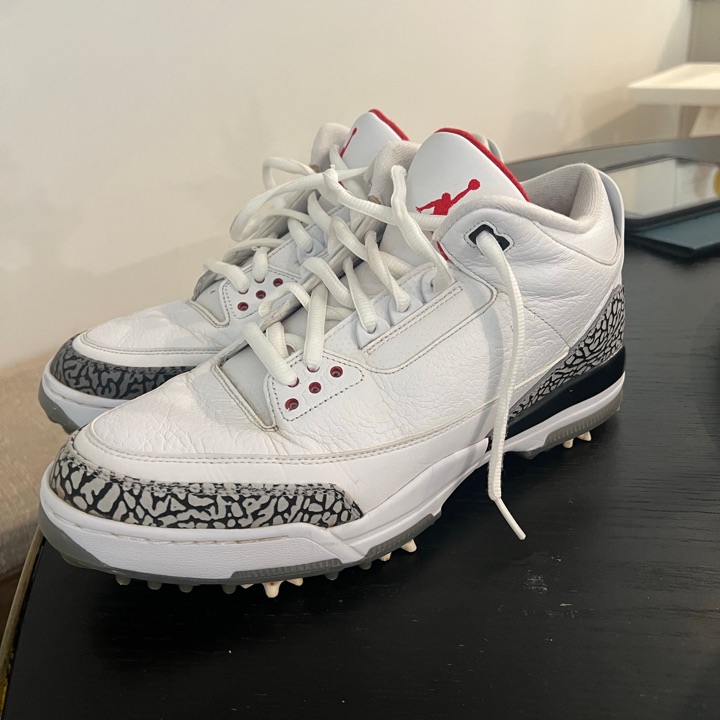 Jordan retro 3 golf shoes hotsell