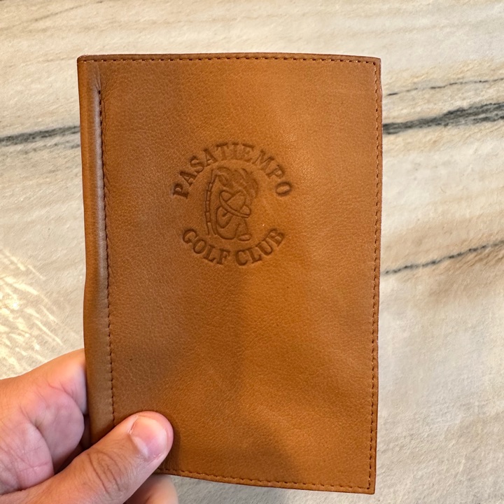 Pasatiempo Leather Scorecard Cover
