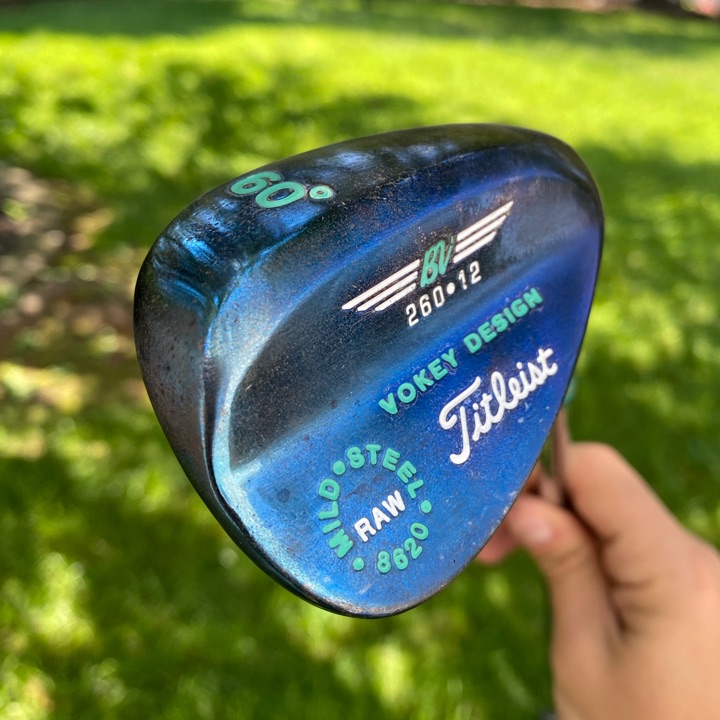 Combo Set Custom Torched Titleist Mild Steel Raw 56°-60