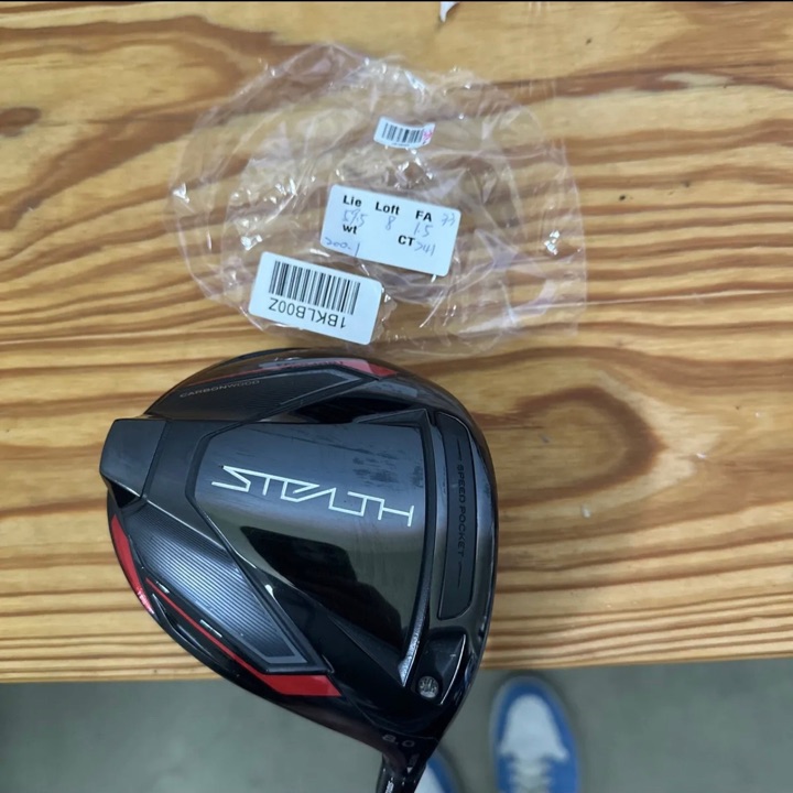 Tour Issue TaylorMade Stealth 8* DRIVER Hzrdus Smoke Green RDX TX 65