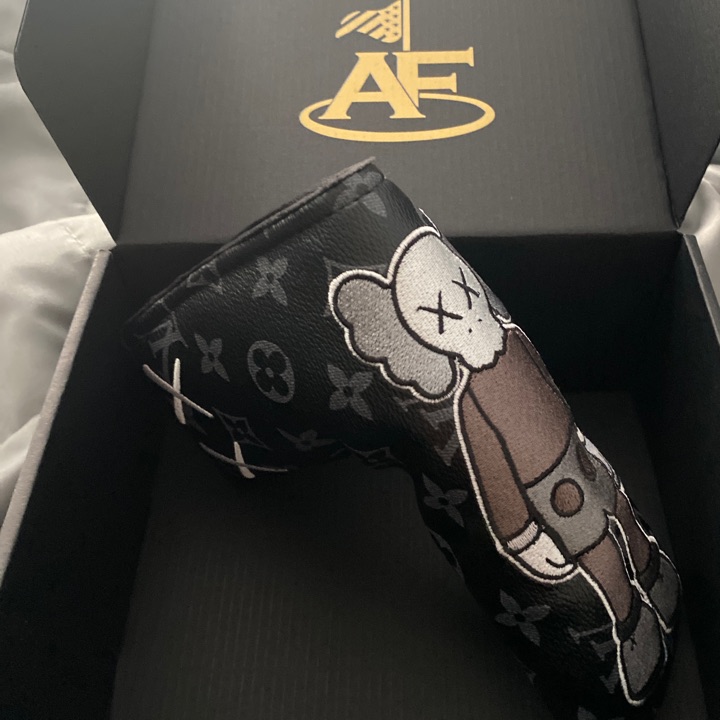 Brand new limited edition KAWS LV putter cover by HANDMADE