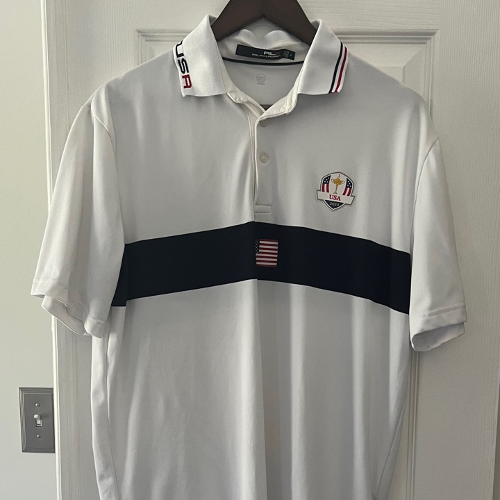 2020 Ryder Cup Team USA White Polo - Medium