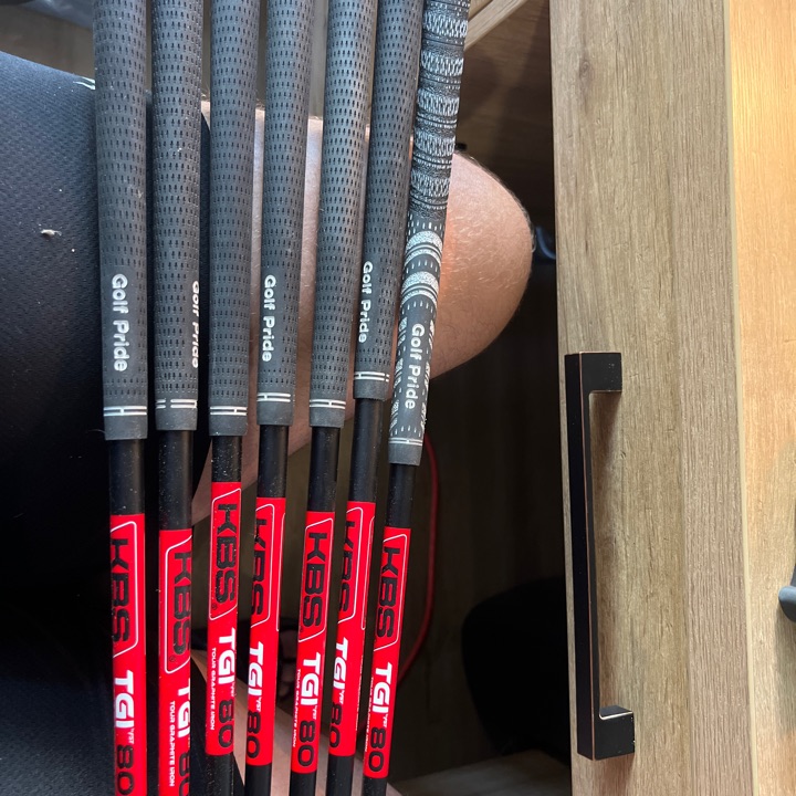 Set of 7 KBS TGI 80 Iron shafts