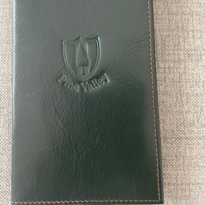 Pine Valley scorecard holder leather