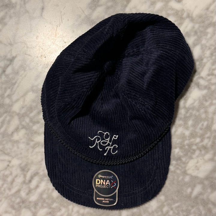 Random Golf Club - Corduroy Hat - Navy Blue