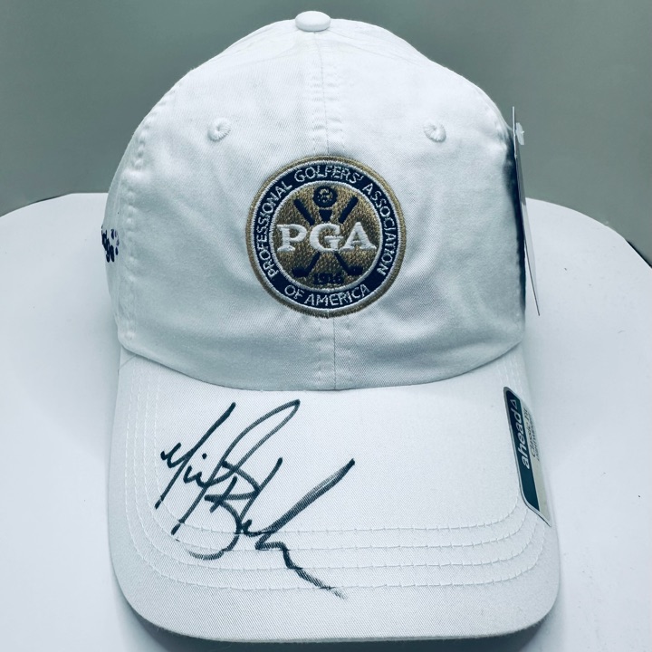 Michael Block autographed PGA hat
