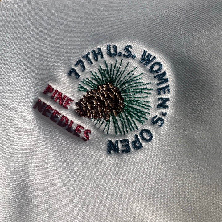 Peter Millar Summer Comfort Polo Size L 77th US Women’s Open Pine Needles Logo