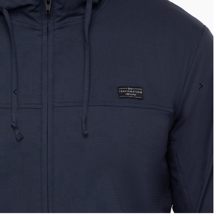 Travis Mathew Wanderlust Full Zip Hoodies (Blue)