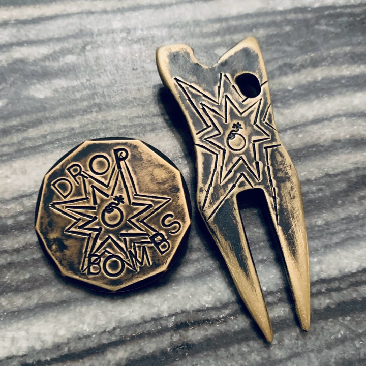 Drop Bombs Ball Marker & Divot Tool Set