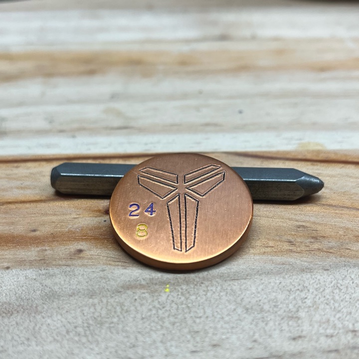 Mamba Mentality Golf Ball Marker