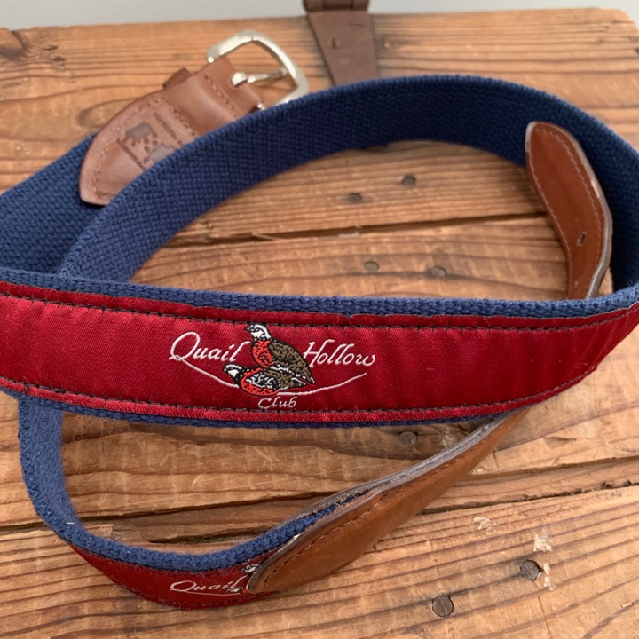 The Belted Cow Quail Hollow Club Men’s Belt size 36