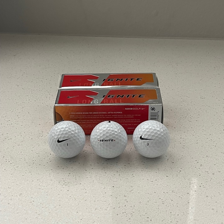 Nike one discrete platinum golf balls